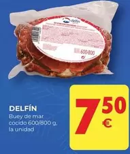 Oferta de Delfín - Buey De Mar Cocido por 7,5€ en CashDiplo