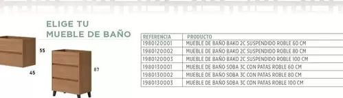 Oferta de Elige Tu Mueble De Bano en BdB