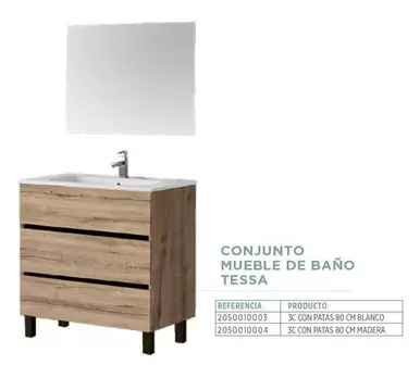 Oferta de Blanco - Conjunto Mueble De Bano en BdB