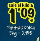 Oferta de Patatas Bolsa por 1,09€ en Cash Fresh