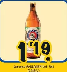 Oferta de Paulaner - Cerveza por 19€ en Cash Fresh