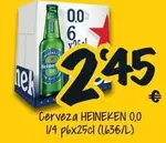 Oferta de Heineken - Cerveza 0,0 por 2,45€ en Cash Fresh