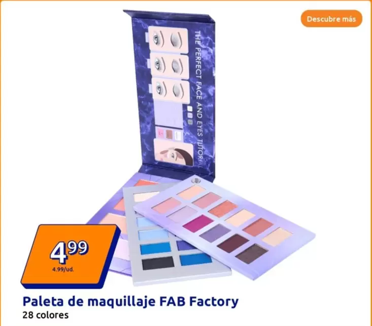 Oferta de Fab Factory - Paleta De Maquillaje  por 4,99€ en Action