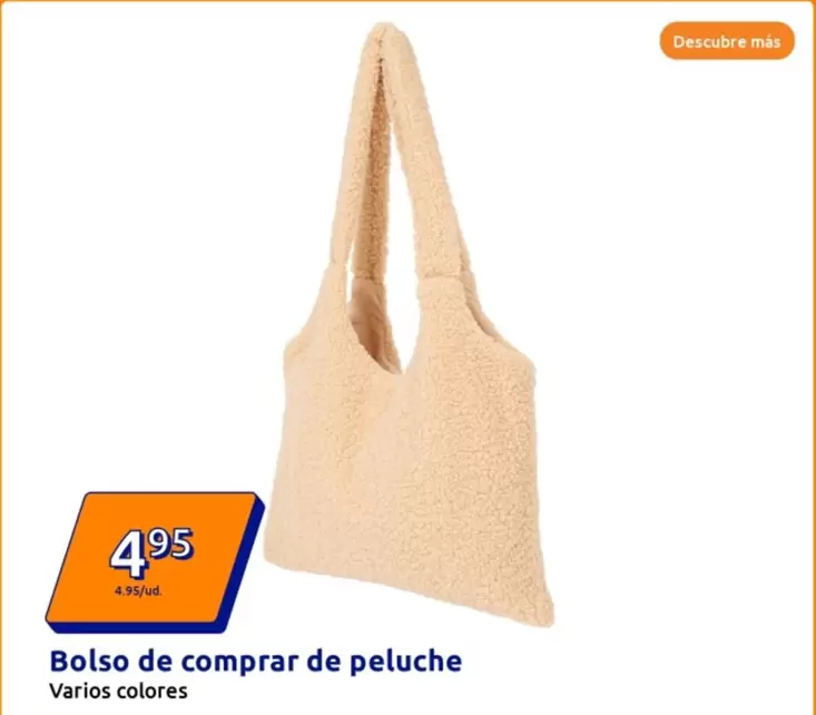 Oferta de Bolso De Comprar De Peluche por 4,95€ en Action