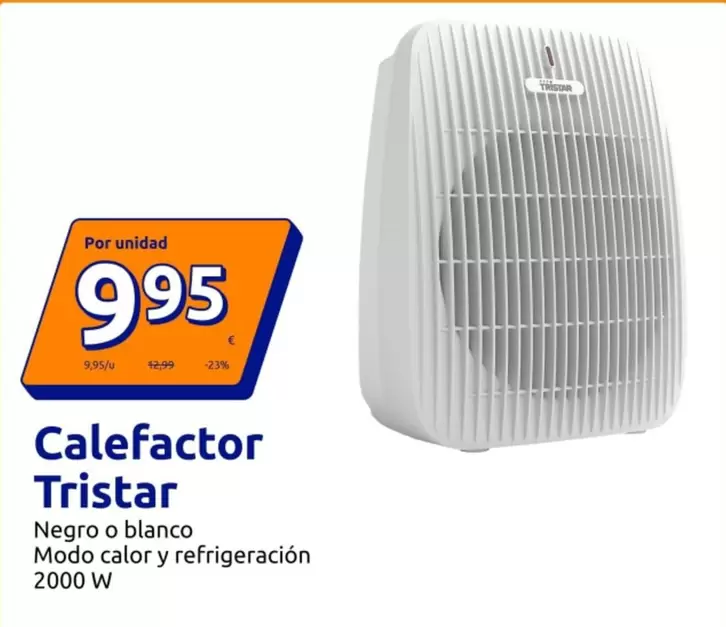 Oferta de Tristar - Calefactor por 9,95€ en Action