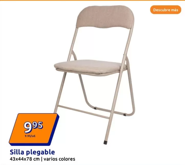 Oferta de Silla Plegable por 9,95€ en Action