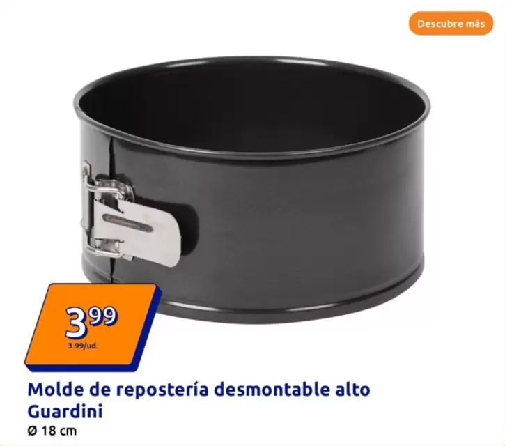 Oferta de Molde De Reposteria Desmontable Alto Guardini por 3,99€ en Action