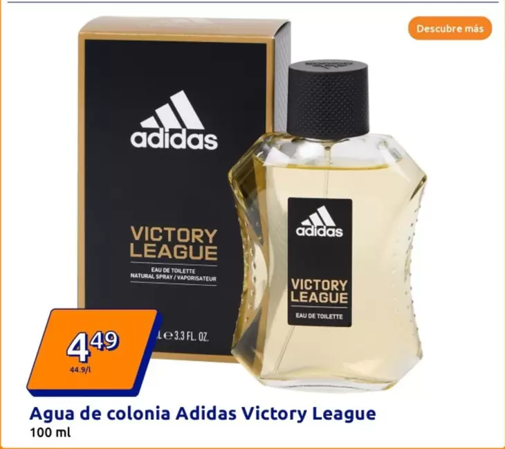 Oferta de Adidas - Agua De Colonia Victory League por 4,49€ en Action