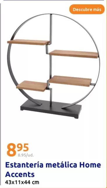 Oferta de Estanteria Metalica Home Accents por 8,95€ en Action