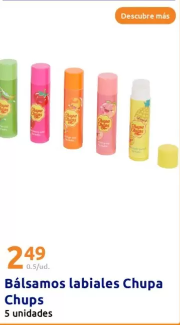 Oferta de Chupa Chups - Balsamos Labiales por 2,49€ en Action