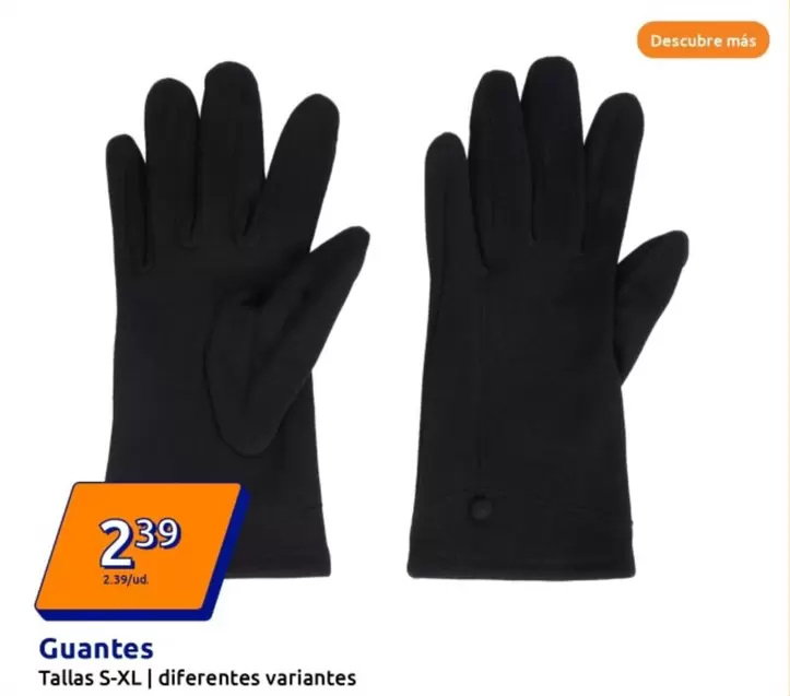 Oferta de Guantes por 2,39€ en Action