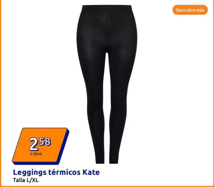 Oferta de Leggings Térmicos Kate por 2,58€ en Action