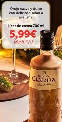 Oferta de Licor De Crema por 5,99€ en Lidl