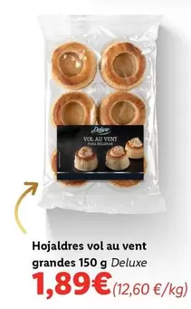 Oferta de Deluxe - Hojaldres Vol Au Vent Grandes por 1,89€ en Lidl