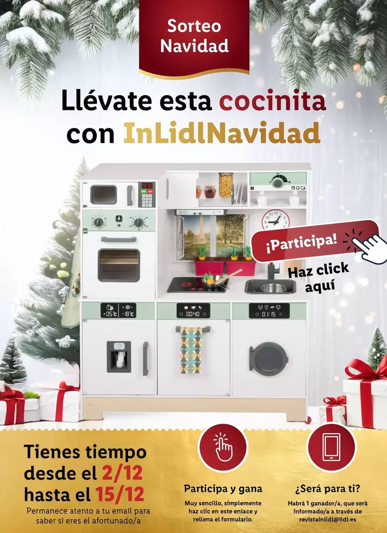 Oferta de Bo - Llevate Esta Cocinita Con Inlidl Navidad en Lidl