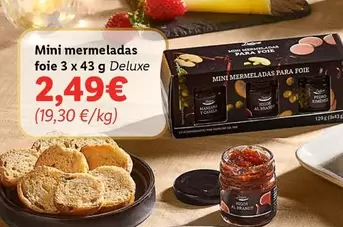 Oferta de Deluxe - Mini Mermeladas Foie por 2,49€ en Lidl