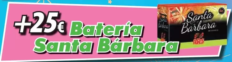 Oferta de Batteria Santa Barbara por 25€ en Hipercohete