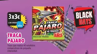 Oferta de Traca Pajaro por 1,5€ en Hipercohete