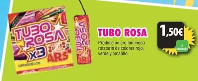 Oferta de Aro - Tubo Rosa por 1,5€ en Hipercohete