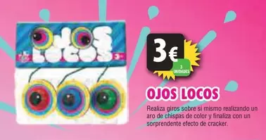 Oferta de Aro - Ojos Locos por 3€ en Hipercohete