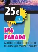 Oferta de Surtidor De Titanio De Gran In-tensidad Que Realiza 6 Paradas por 25€ en Hipercohete