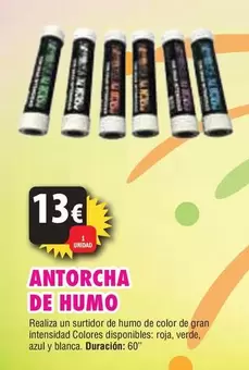 Oferta de Antorcha De Humo por 13€ en Hipercohete