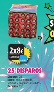 Oferta de 25 por 5€ en Hipercohete