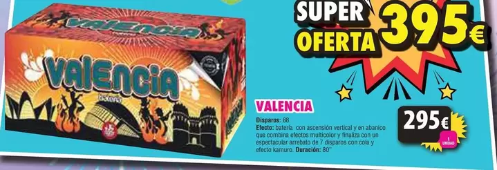 Oferta de Valencia - por 295€ en Hipercohete