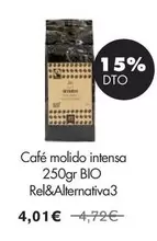 Oferta de Rel&Alternativa3 - Cafe Molido Intensa por 4,01€ en NaturaSí