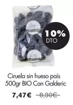 Oferta de Can Galderic - Ciruela Sin Hueso País Bio por 7,47€ en NaturaSí