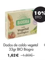 Oferta de Biográ - Dados De Caldo Vegetal Biogra por 1,62€ en NaturaSí