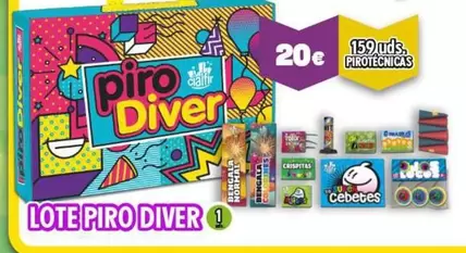 Oferta de Lote Piro Diver por 20€ en La Traca