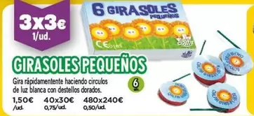 Oferta de Girasoles Pequeños  por 1€ en La Traca