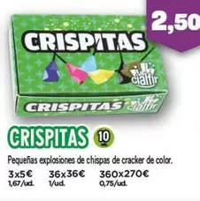 Oferta de Crispitas por 2,5€ en La Traca