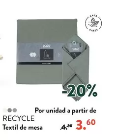 Oferta de Recycle Textil De Mesa por 3,6€ en Casa