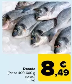 Oferta de Dorada por 8,49€ en Carrefour