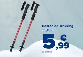 Oferta de Bastón De Trekking por 5,99€ en Carrefour