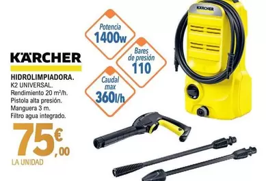 Oferta de Kärcher - Hidrolimpiadora por 75€ en E.Leclerc