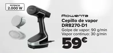 Oferta de Rowenta - Cepillo De Vapor DR8270-D 1 por 59€ en Carrefour