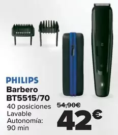 Oferta de Philips - Barbero BT5515/70 por 42€ en Carrefour