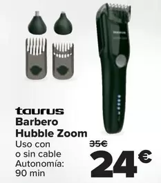 Oferta de Taurus - Barbero Hubble Zoom por 24€ en Carrefour