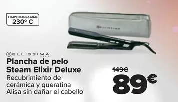 Oferta de Bellissima - Plancha De Pelo Steam Elixir Deluxe por 89€ en Carrefour