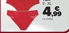 Oferta de Tex - Braga Tanga O Shorty Encaje Mujer  por 4,99€ en Carrefour