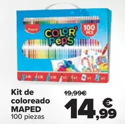 Oferta de Kit De Coloreado  Maped por 14,99€ en Carrefour