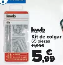 Oferta de Kwb - Kit De Colgar por 5,99€ en Carrefour