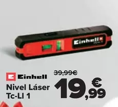 Oferta de Einhell - Nivel Láser Tc-Ll 1 por 19,99€ en Carrefour