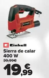 Oferta de Einhell - Sierra De Calar 400 W por 19,99€ en Carrefour