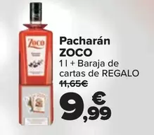 Oferta de Zoco - Pacharan por 9,99€ en Carrefour