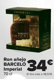 Oferta de Barceló - Ron Anejo Imperial por 34€ en Carrefour