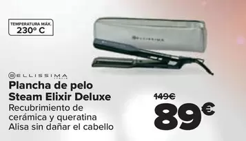 Oferta de Bellissima - Plancha De Pelo Steam Elixir Deluxe por 89€ en Carrefour